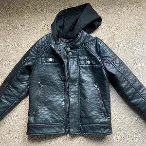 Urban republic boys faux-leather moto jacket